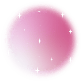 Blurred gradient circle with Sparkling star. png
