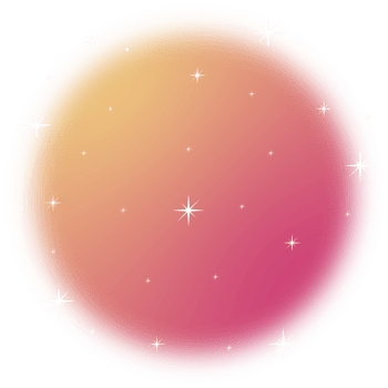 Blurred gradient circle with Sparkling star. png