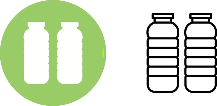 Mineral Water Vector Icon