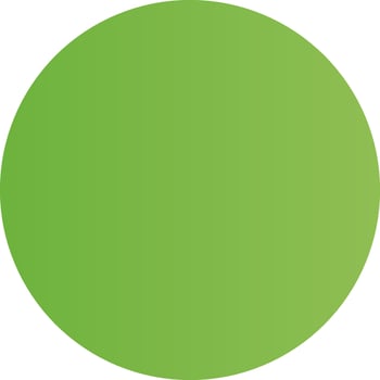 Glyph Circle light green Gradient vector