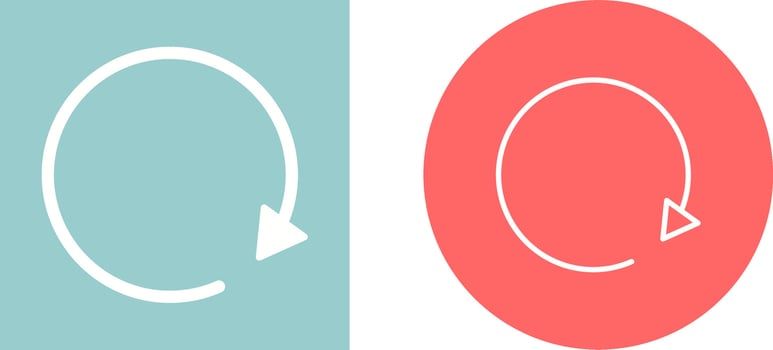 Cycle Arrow Vector Icon