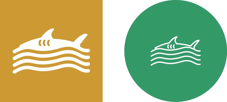 Dangerous Shark Vector Icon