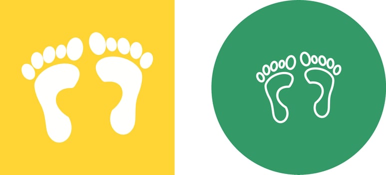 Foot X ray Vector Icon