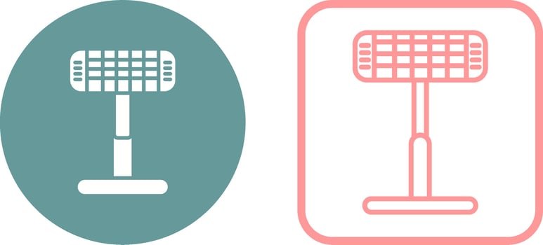 Infrared Heater Vector Icon