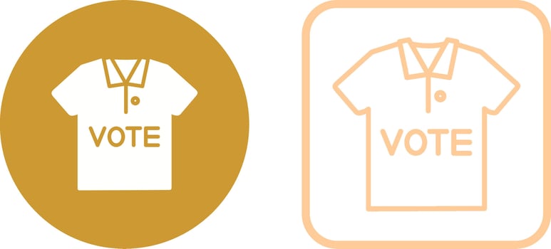 T Shirt Vector Icon