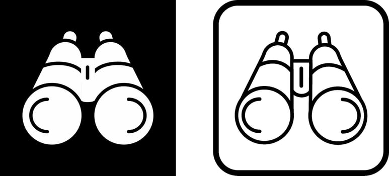 Binocular Vector Icon