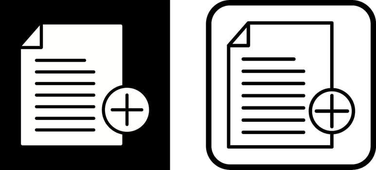 Add Notes Vector Icon