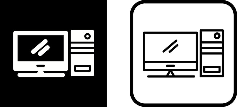 Computer Vector Icon