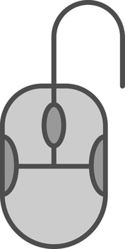 Mouse Fillay Icon vector