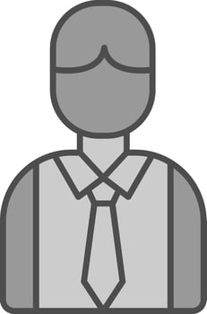 Employee Fillay Icon vector
