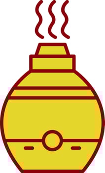 Air Diffuser Line Two Color Icon vector