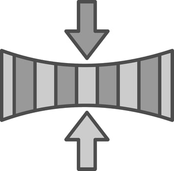 Elasticity Fillay Icon vector