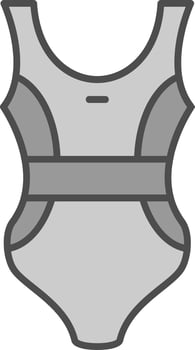 Swimsuit Fillay Icon vector