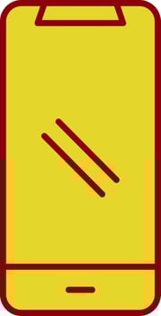 Smartphone Line Two Color Icon vector