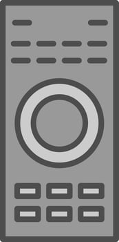 Remote Fillay Icon vector