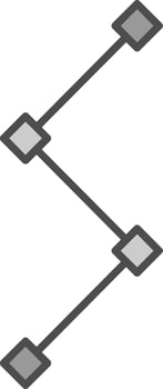 Path Fillay Icon vector