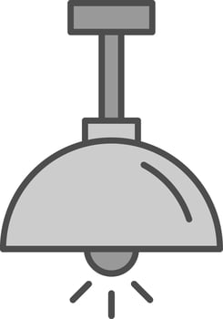 Chandelier Fillay Icon vector