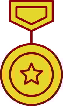 Winning Fillay Icon vector