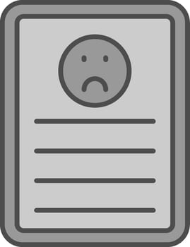 Complaint Fillay Icon vector