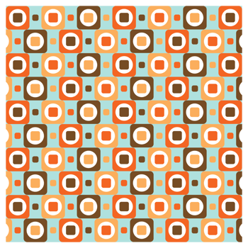 1970s Colorful Circles And Squares Retro Mid Century Modern Pattern png