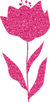 Flower pink summer decoration banner. png