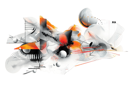 AI generated Abstract Smoke Art with Colorful Swirls png