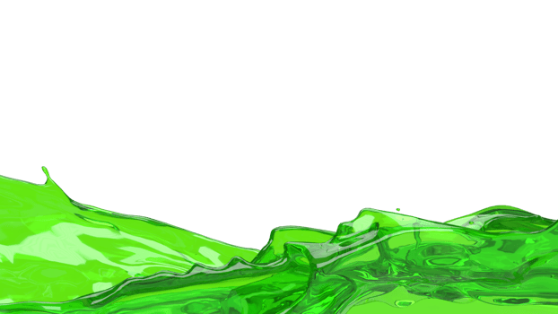 The Green splash for health or water concept 3d rendering. png