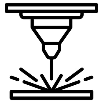 Laser Future things icon illustration vector