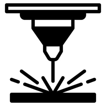 Laser Future things icon illustration vector