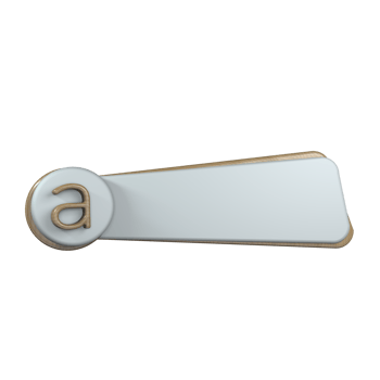 Text Banner with frame and letter a png