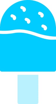 Line two Blue Colour vector