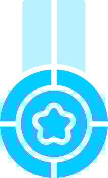 Line two Blue Colour vector