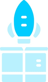 Line two Blue Colour vector