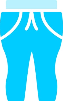 Sweat Pants Creative Icon Design vector