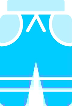 Ski Pant Creative Icon Design vector