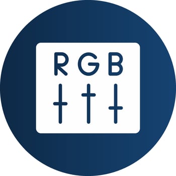 Rgb Creative Icon Design vector