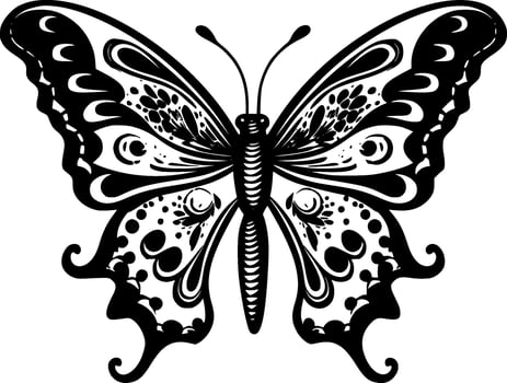 Butterfly - High Quality Logo - illustration ideal for T-shirt graphic vector