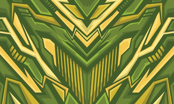 Sports jersey motif. Racing geometry background. Car wrap design. Futuristic technology background vector