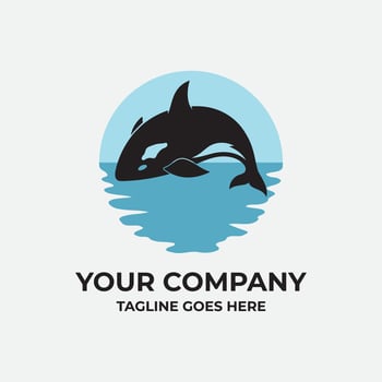Killer Whale Vector Logo