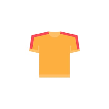 t-shirt icon flat design template vector