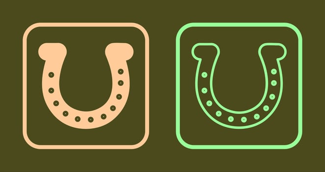 Horse Shoe Icon vector