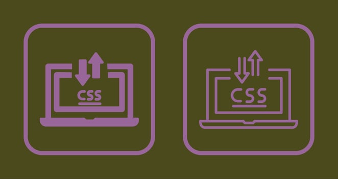 CSS Laptop Icon vector