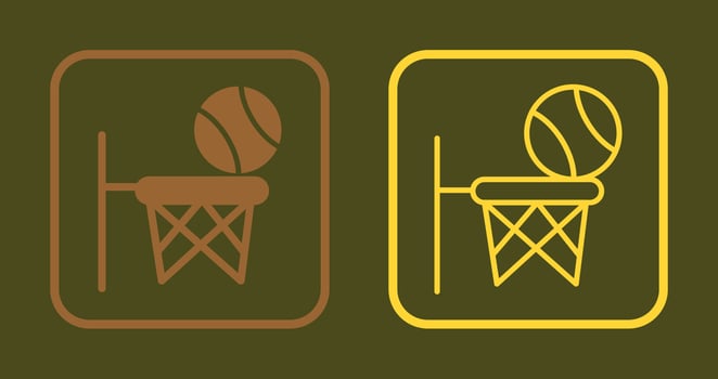 Basketball Icon Design vector