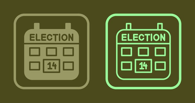 Election Day Icon vector