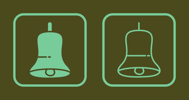 Bell Icon Design vector