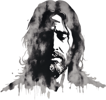 AI generated Watercolor painting of Jesus Christ in an impressionist style. png