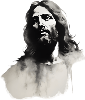 AI generated Watercolor painting of Jesus Christ in an impressionist style. png
