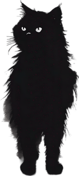 AI generated Watercolor painting of a Persian cat in an impressionist style. png