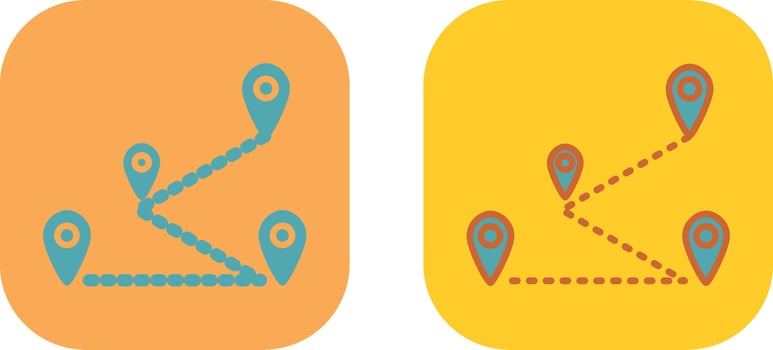 Route I Icon vector