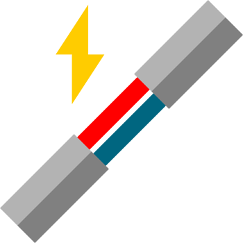 broken electric cable wire short circuit icon png